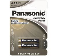 Батарейка Panasonic EVERYDAY POWER AAA BLI 2 ALKALINE (LR03REE/2BR)