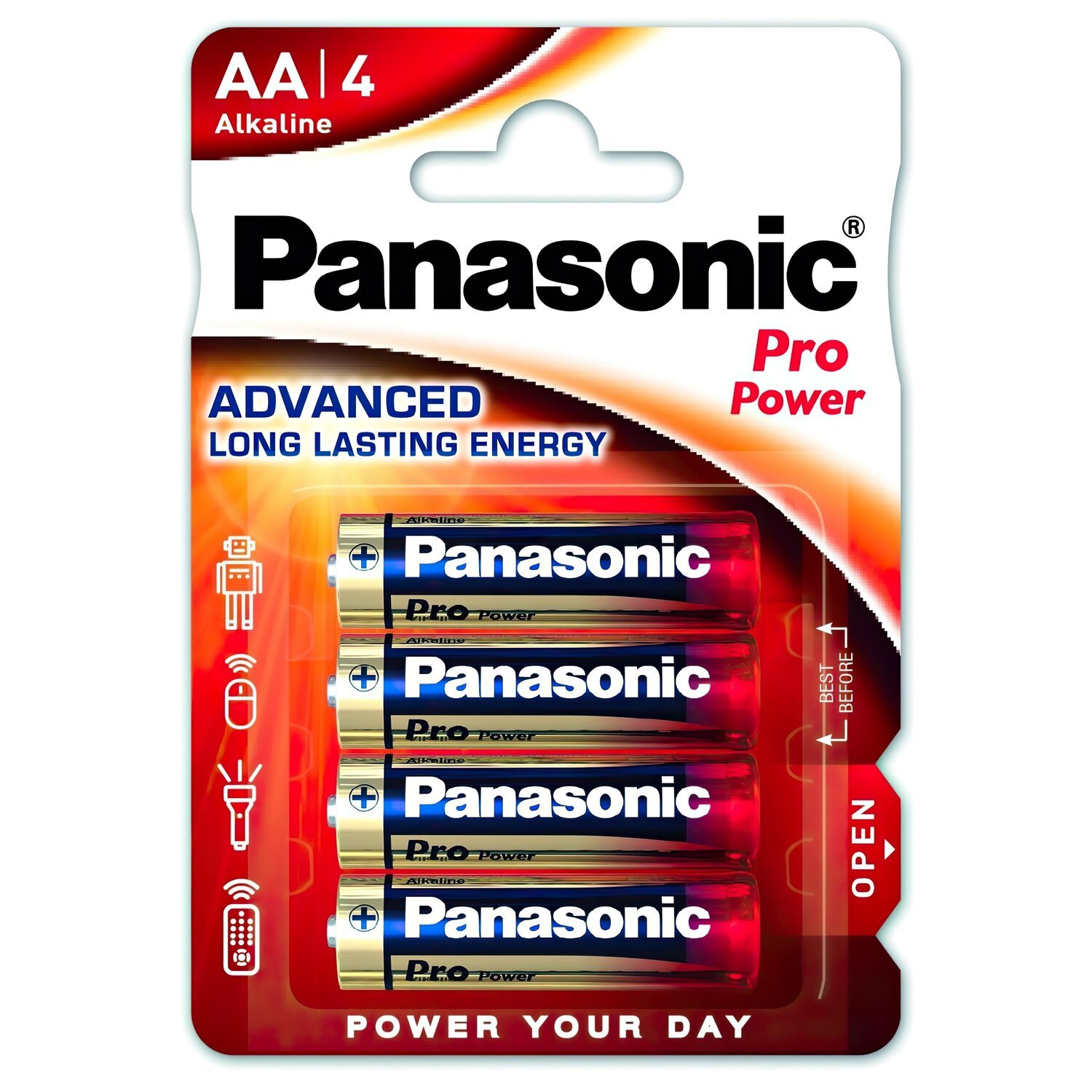 Батарейка Panasonic AA PRO POWER * 4 (LR6XEG / 4BP) (1147675)