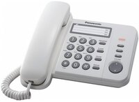  Телефон шнуровий Panasonic KX-TS2352UAW White 