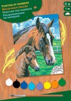 Набор для творчества Sequin Art PAINTING BY NUMBERS JUNIOR Horse and Foal (SA0030)