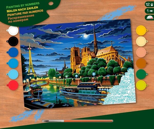 

Набор для творчества Sequin Art PAINTING BY NUMBERS SENIOR Paris (SA0424)