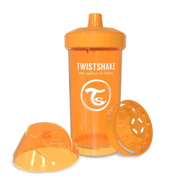 

Детская чашка Twistshake 360 мл 12+мес оранжевая (78070)
