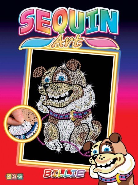 

Набор для творчества Sequin Art RED Billie Bulldog (SA1501)
