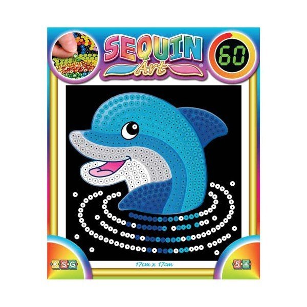 Акція на Набор для творчества Sequin Art 60 Dolphin (SA1327) від MOYO