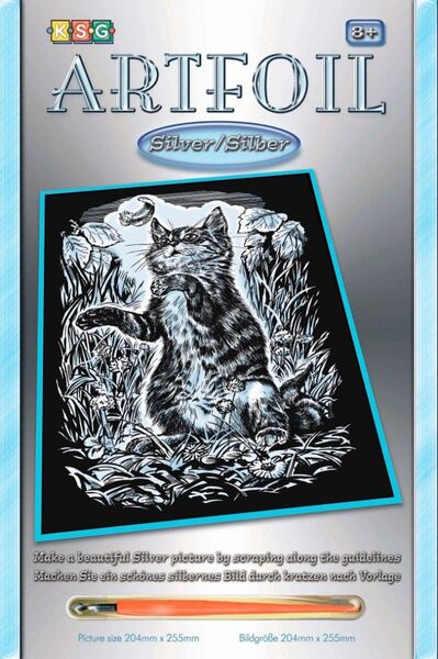 

Набор для творчества Sequin Art ARTFOIL SILVER Kitten (SA1034)