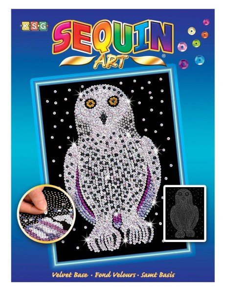 

Набор для творчества Sequin Art BLUE Snowy Owl New (SA1604)