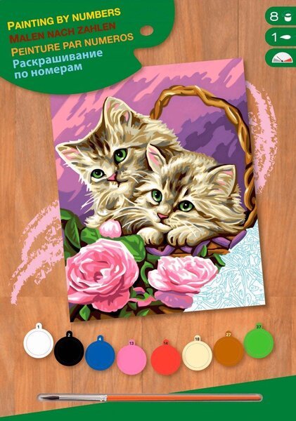 

Набор для творчества Sequin Art PAINTING BY NUMBERS JUNIOR Floral Kittens (SA1041)
