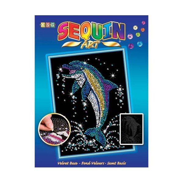 

Набор для творчества Sequin Art BLUE Dolphin (SA1516)