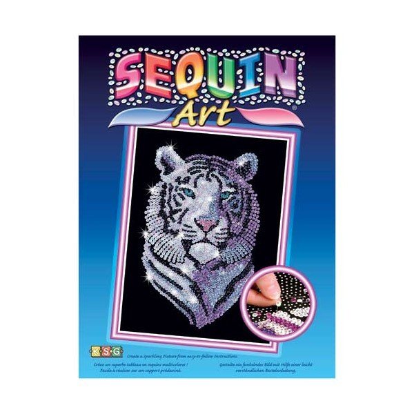 

Набор для творчества Sequin Art BLUE Snow Tiger (SA1217)