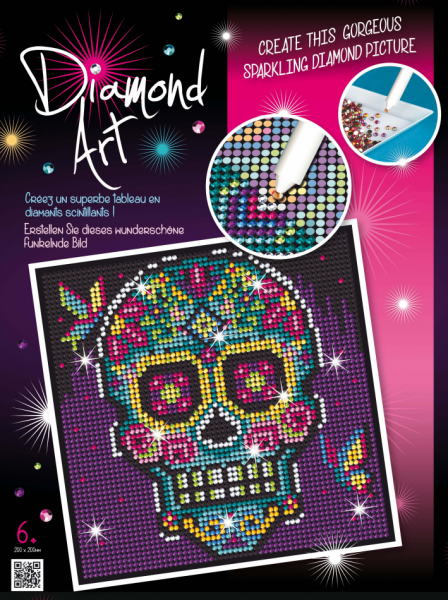 

Набор для творчества Sequin Art DIAMOND ART Skull New (SA1611)