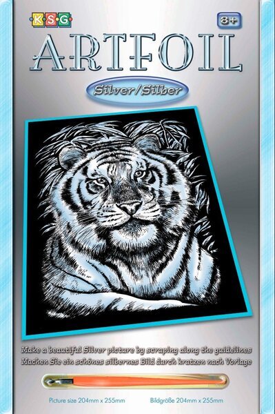 

Набор для творчества Sequin Art ARTFOIL SILVER White Tiger (SA1017)