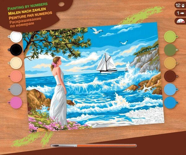 

Набор для творчества Sequin Art PAINTING BY NUMBERS SENIOR Whispering Shores (SA1334)