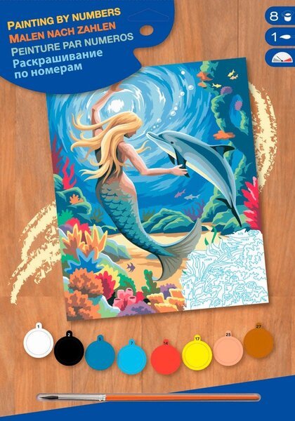 

Набор для творчества Sequin Art PAINTING BY NUMBERS JUNIOR Mermaid (SA0127)