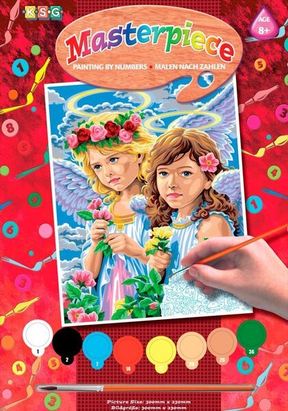 

Набор для творчества Sequin Art PAINTING BY NUMBERS JUNIOR Angels (SA0532)