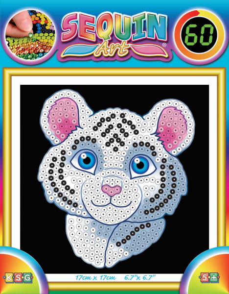 

Набор для творчества Sequin Art 60 White Tiger (SA1326)