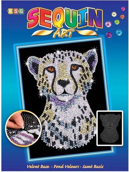 

Набор для творчества Sequin Art BLUE Snow Cheetah New (SA1605)