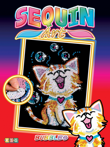 

Набор для творчества Sequin Art RED Bubbles the Kitten New (SA1602)
