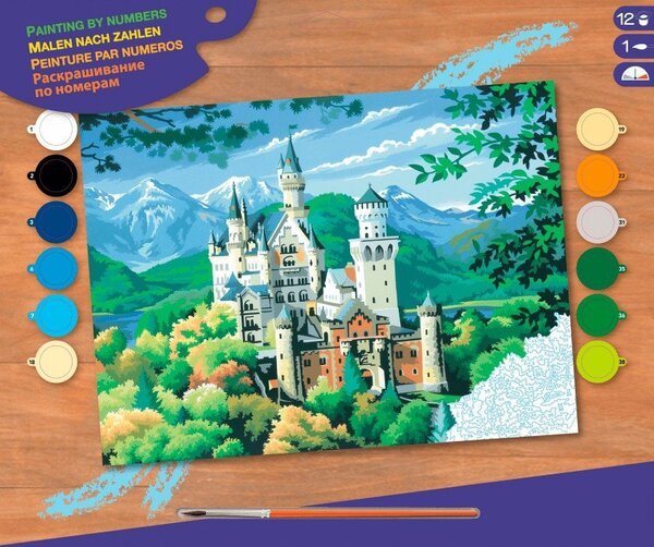 

Набор для творчества Sequin Art PAINTING BY NUMBERS SENIOR Neuschwanstein Castle (SA0128)