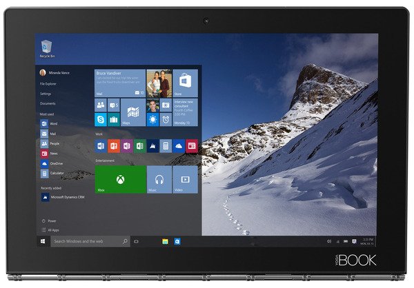 

Планшет LENOVO Yoga Book 4/128GB LTE Windows Pro Carbon Black