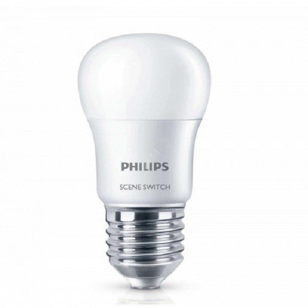 Акція на Лампа светодиодная Philips Scene Switch E27 2S 6.5-60W 2S 3000K 230V P45 (929001209307) від MOYO