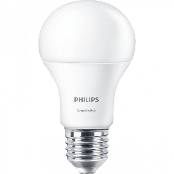 

Лампа светодиодная Philips Scene Switch E27 3S 9-70W 6500К A60 (929001208407)