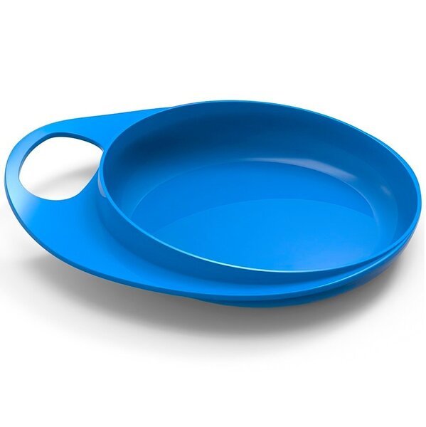 Тарелка для кормления Nuvita Easy Eating мелкая 2шт. Синяя (NV8451Blue)
