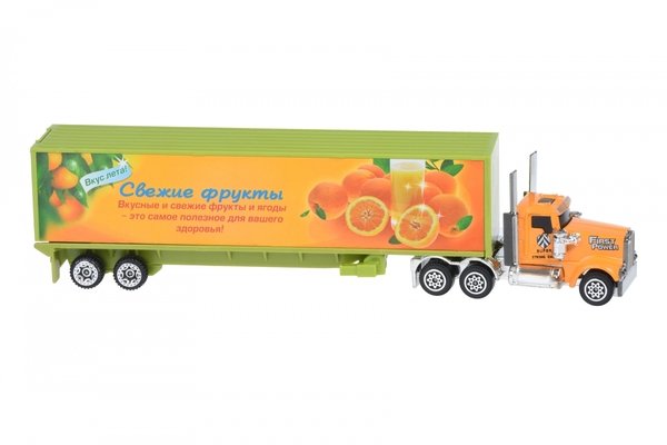 

Машинка Same Toy Diecast Тягач с прицепом Апельсин (SQ80911-2Ut-4)