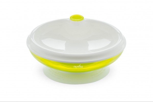 

Тарелка малыша Nuvita с подогревом 6м+ Салатовая (NV1427Lime)