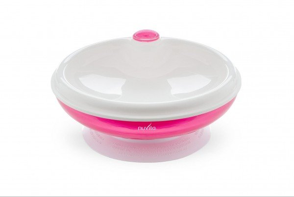 

Тарелка малыша Nuvita с подогревом 6м+ Розовая (NV1427Pink)