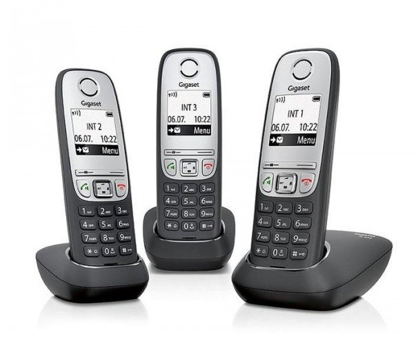 

Телефон Dect Gigaset A415 TRIO Black