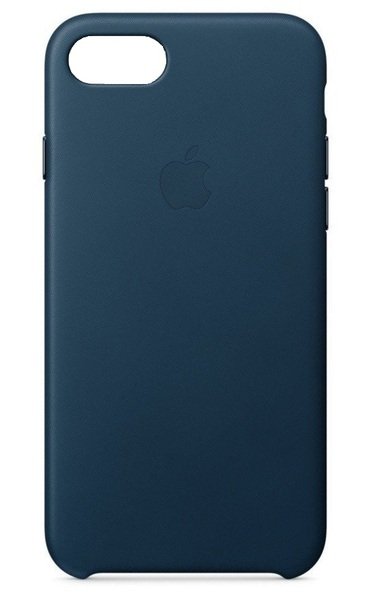 

Чехол Apple Leather Case для iPhone 8 / 7 Cosmos Blue (MQHF2ZM/A)
