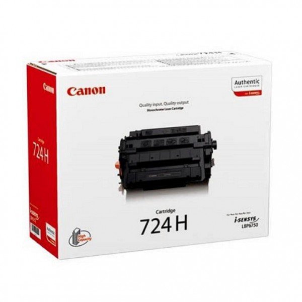 

Тонер-картридж лазерный Canon 724H LBP6750/6780/MF512/513 Black (3482B002)
