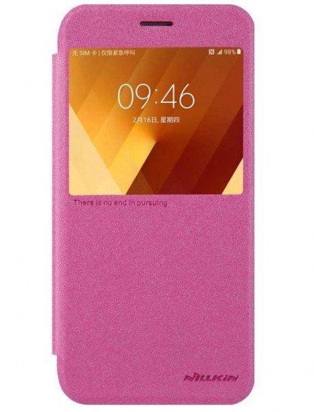 

Чехол NILLKIN для Galaxy A7 2017 (A720) Sparkle Leather PU Red