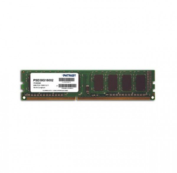 

Память для ПК PATRIOT DDR3 1600 8GB (PSD38G16002)