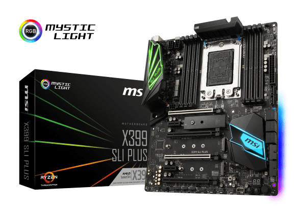 

Материнcкая плата X399 SLI PLUS