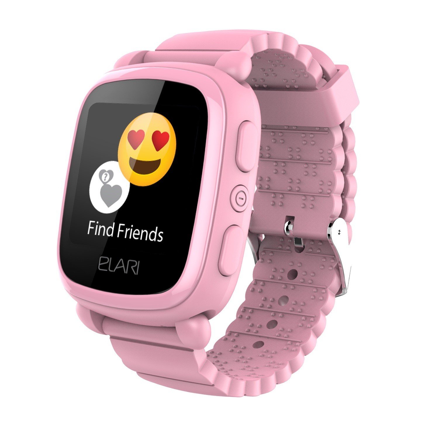 ≡ Детские смарт-часы Elari KidPhone 2 Pink с GPS-трекером (KP-2P .