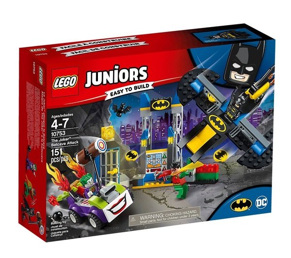

Конструктор LEGO Juniors Нападение Джокера на Бэтпещеру (10753)
