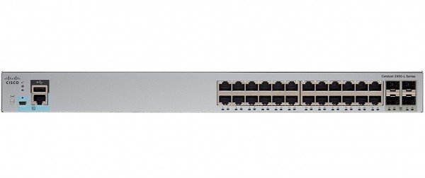 

Коммутатор Cisco Catalyst 2960L 24 port GigE, 4 x 1G SFP, LAN Lite (WS-C2960L-24TS-LL)