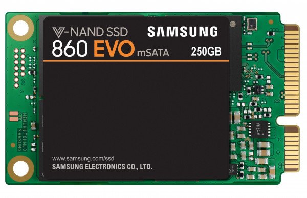 

SSD накопитель SAMSUNG 860 EVO 250GB mSATA (MZ-M6E250BW)