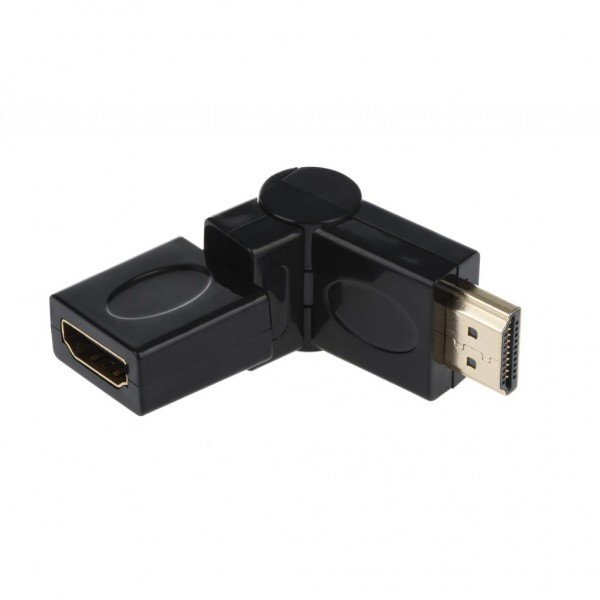 

Адаптер 2E HDMI (A/M) Swivel, Gold-Plated, Black