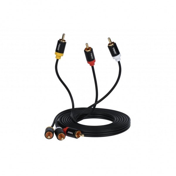 

Кабель 2E 3RCA Plug -3RCA Plug ,Al, 1.8m