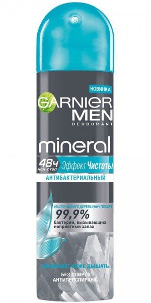 

Дезодорант-антиперспирант Garnier Men Mineral Эффект чистоты 150 мл