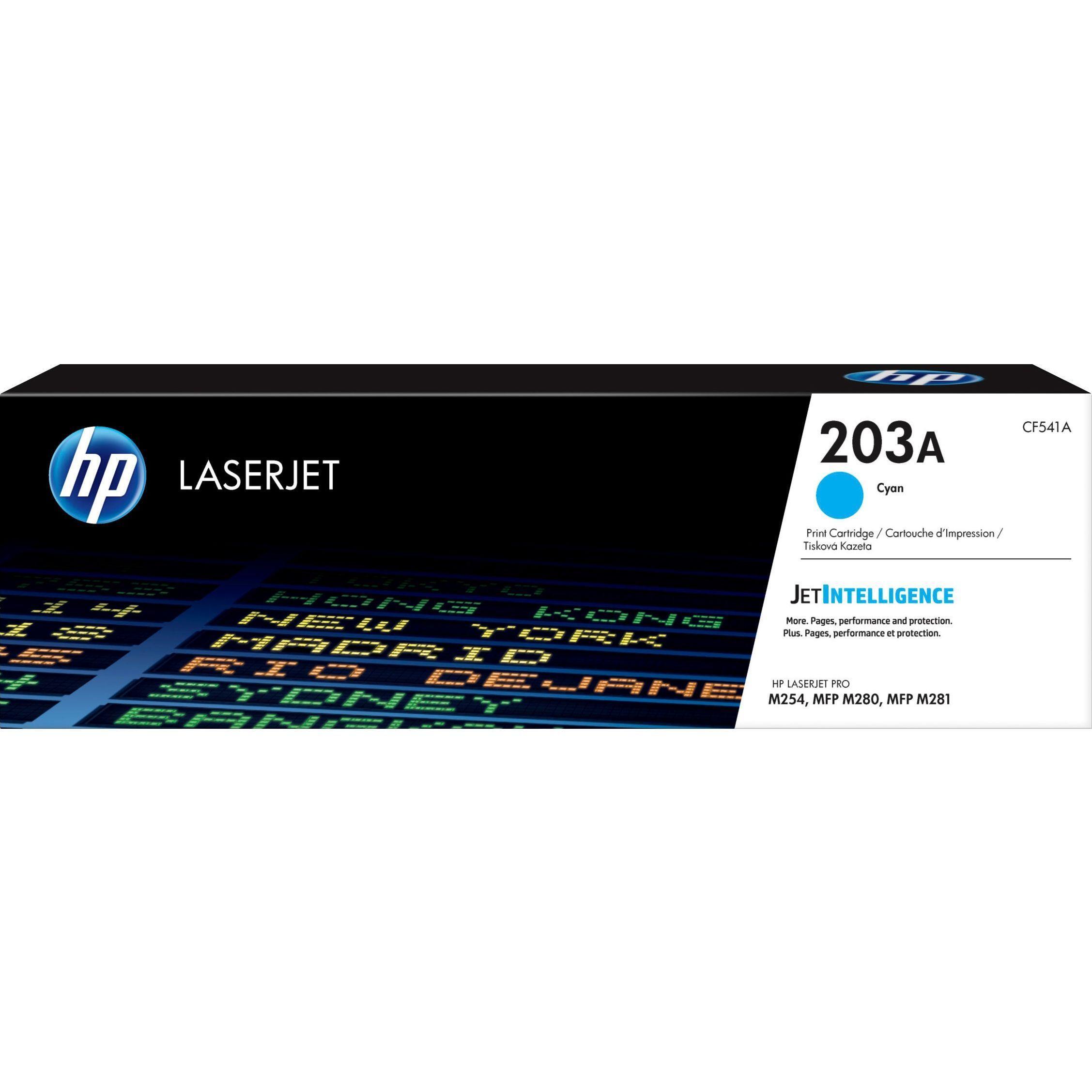 

Картридж лазерный HP 203A CLJ M280/M281/M254 Cyan,1300 стр (CF541A)