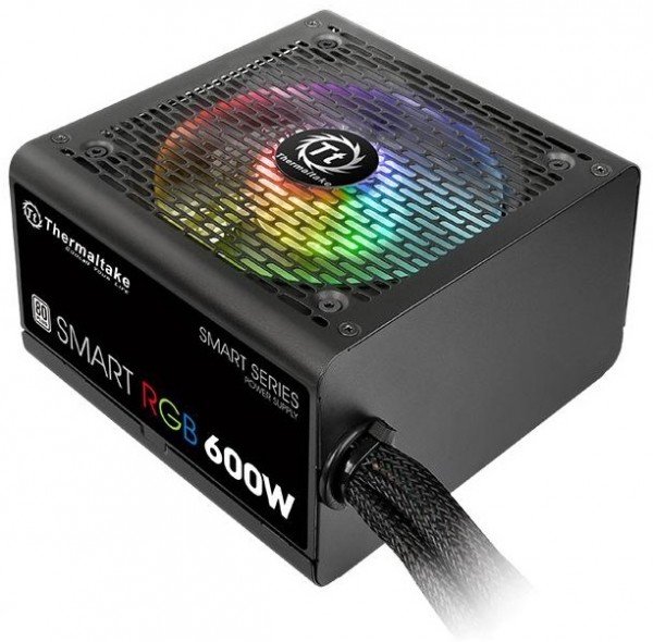 

Блок питания Thermaltake Smart RGB 600W (PS-SPR-0600NHSAWE-1)