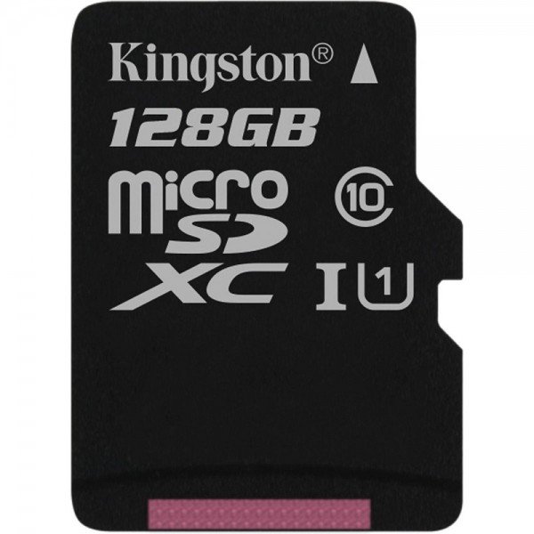 

Карта памяти Kingston microSDXC 128GB Class 10 UHS-I R80MB/s
