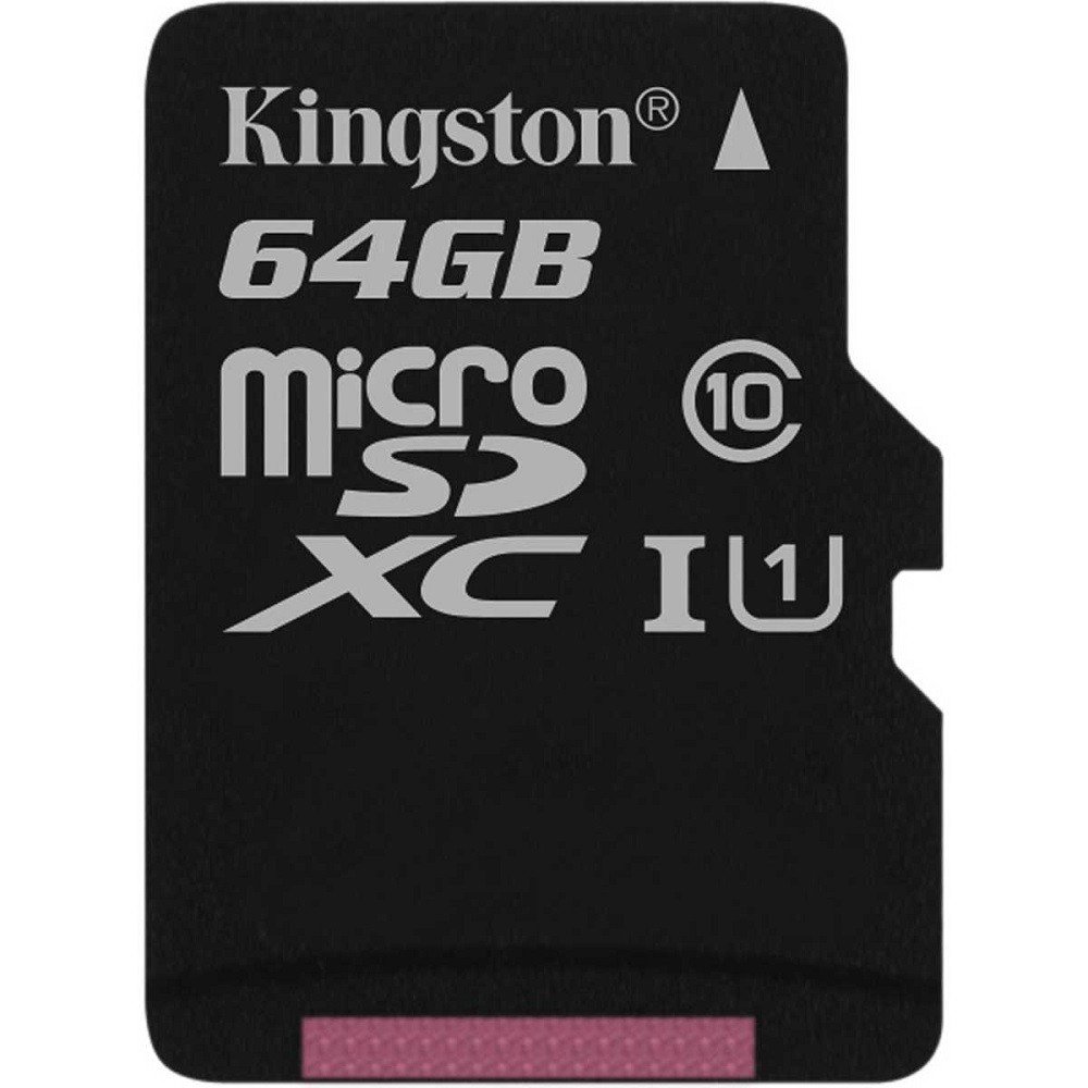 

Карта памяти Kingston microSDXC 64GB Class 10 UHS-I R80MB/s