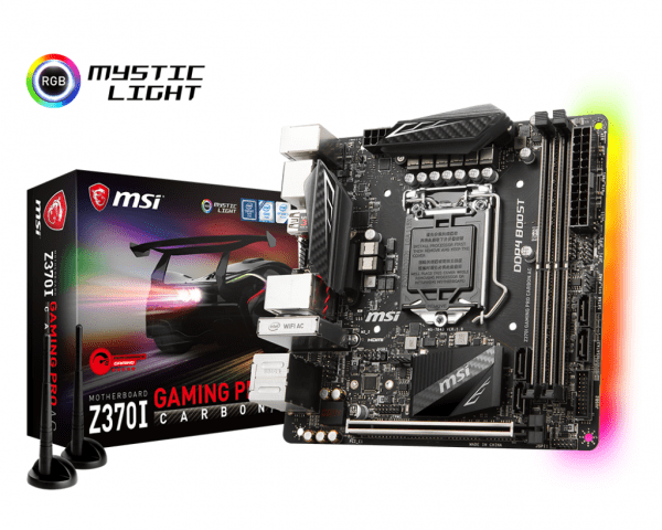 

Материнcкая плата MSI Z370I GAMING PRO CARB AC