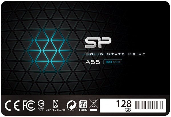 

SSD накопитель SILICON POWER A55 128GB 2.5" SATA 3.0 (SP128GBSS3A55S25)