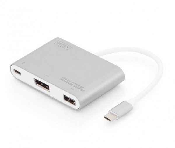 

Переходник DIGITUS USB Type-C to DisplayPort/USB 2.0/Type-C
