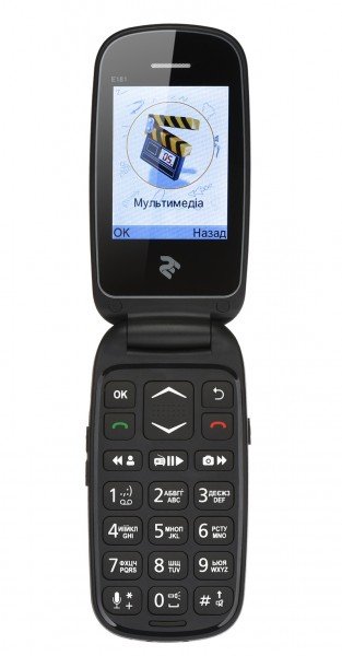 

Мобильный телефон 2E E181 DS Black
